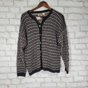 Michelle Stuart hand knit sweater jacket